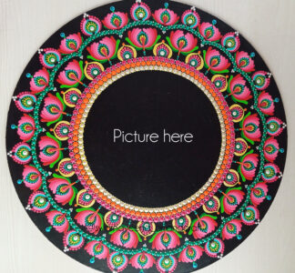 Dot mandala wall hanging