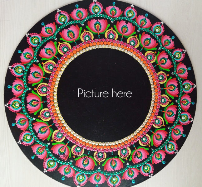 Dot mandala wall hanging