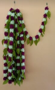 Artificial cloth flowers