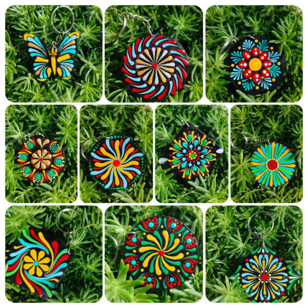 Mandala-theme keychain