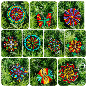 Mandala-theme keychain