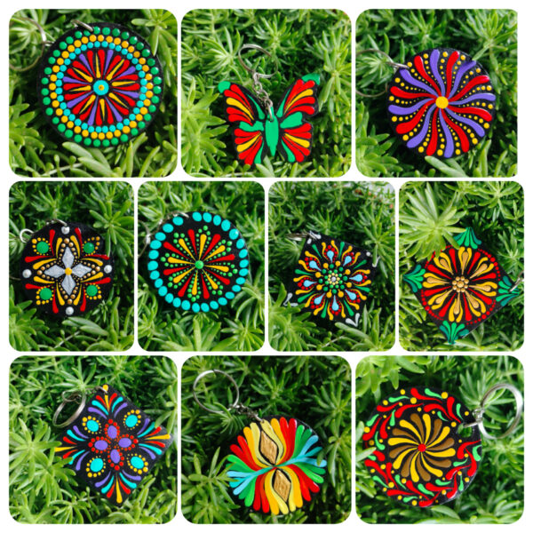 Mandala-theme keychain