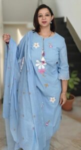 Pure Cotton Dupatta Set