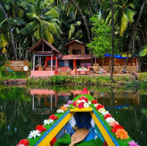 Sharavati river front home stay & boating